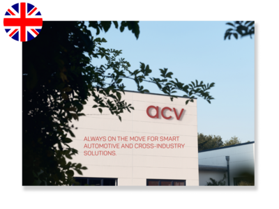 acv GmbH Firmenpräsentation Broschüre englisch