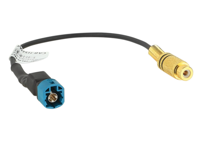 Rückfahrkamera Adapter HSD(m)>Cinch(f) OEM VW Kamera 
