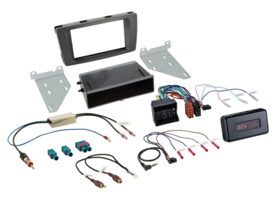 2-DIN Kit mit Fach Skoda Octavia/Yeti 40Pin i-dapter/Antenne