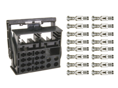 Montageset Quadlock Steckergehäuse 17-teilig