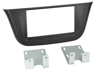 2-DIN Radioblende Iveco Daily 2014-2026 schwarz genarbt