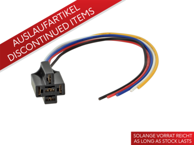 Schließerrelais Relaissockel Kabel 30 cm 