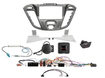 2-DIN Kit Ford Custom 2012-2016 Euro5 Phönixsilber Schalter
