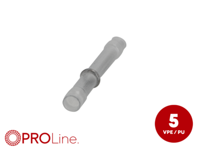Lötverbinder 0,3mm²-0,8mm²/26mm weiß S 5 Stück