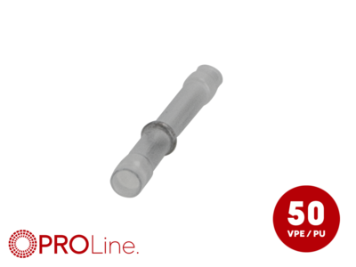 Lötverbinder 0,3mm²-0,8mm²/26mm weiß S 50 Stück