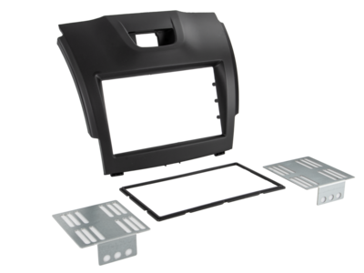 2-DIN Radioblende Chevrolet/Isuzu D-Max/MU-X schwarz