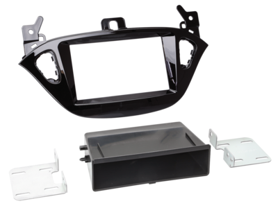2-DIN Radioblende mit Fach Opel Adam(M-A)/Corsa E(X15)