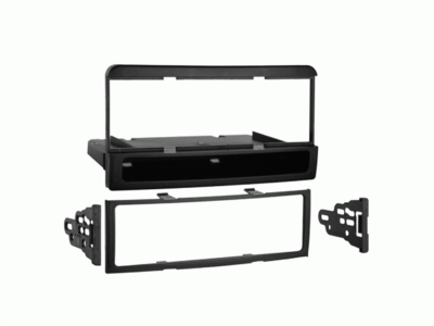 1-DIN Radioblende mit Fach Ford/Mazda/Mercury schwarz