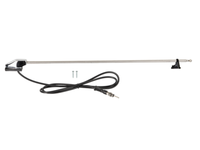 Holmantenne AM/FM universal DIN chrom 118cm 