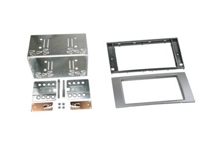2-DIN Radioeinbaublende Ford diverse Fahrzeuge silber