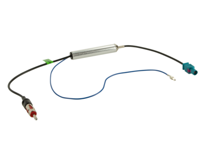 Antennenadapter Fakra(m)>DIN(m) 12V Phantom LEONI 