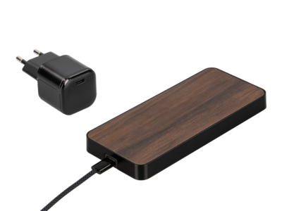 INBAY® Fusion Design-Tischladestation Nussbraun