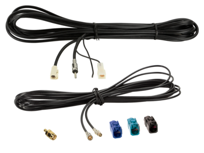 Antennenkabel Kit Fakra(f)>DIN(m)/SMB(F)/SMA(m) FM/DAB+