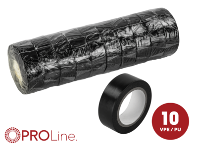 Klebeband Weich-PVC 19mm x 10m 10 Rollen