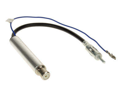 Antennenadapter ISO(f)>DIN(m) 12V Phantom 25cm 