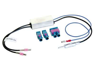 Antennenadapter Fakra(m)(Set)>DIN(m) 12V Phantom 