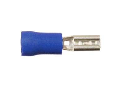 Flachsteckhülse 1,5mm²-2,5mm²/2,8mm blau 100 Stück