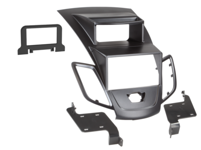 2-DIN Radioblende Ford Fiesta mit Display schwarz