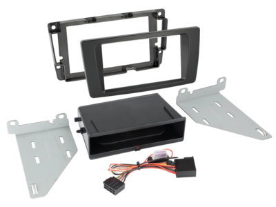 2-DIN Radioblende INBAY® Skoda Octavia(1Z)/Yeti(5L) schwarz