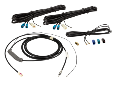 Antennenkabel Kit Fakra(f)>DIN(m)/SMB(F)/SMA(m)/2xFakra(f)