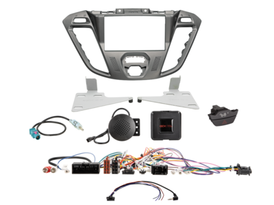 2-DIN Kit Ford Custom 2012-2016 Euro5 Phönixsilber Schalter