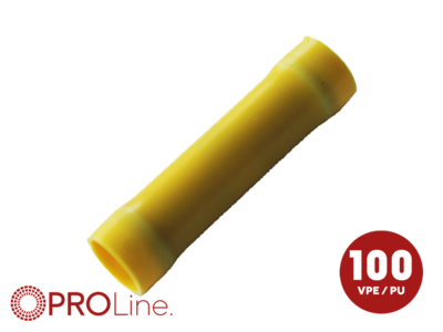 Stoßverbinder 4,0mm²-6,0 mm² gelb EE 100 Stück lose