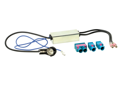 Antennenadapter Fakra(m)(Set)>ISO(m) 12V Phantom 