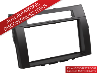 2-ISO Radioblende Toyota Corolla Verso(R1) schwarz 