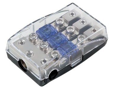 Mini ANL Sicherungshalter (silber) 1 x 35 mm² + 2 x 20 mm²
