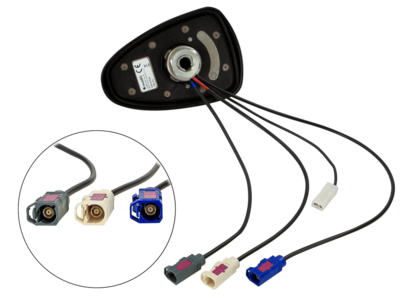 Dachantenne AM/FM DAB/DAB+ GNSS(GPS/GLONASS) Shark II