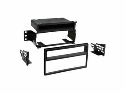 1-DIN Radioblende mit Fach Nissan Juke/Tiida Klavierlack