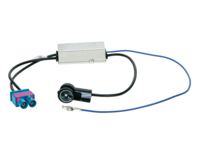 Antennenadapter Fakra(m)(doppelt)>ISO(m) 12V Phantom 