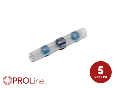 Lötverbinder 2.8mm²-4,0mm²/42mm blau 5 Stück