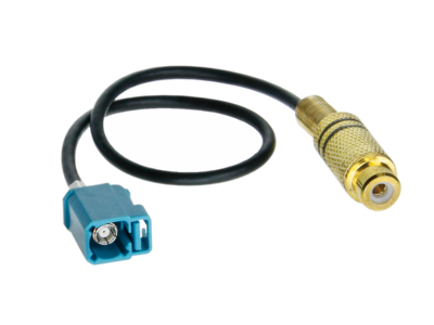 Rückfahrkamera Adapter Cinch(f)>Fakra(f) Nachrüstkamera 