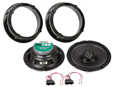 Lautsprecher Coaxial Kit Calearo Audi/Seat/Skoda/VW 2-Wege