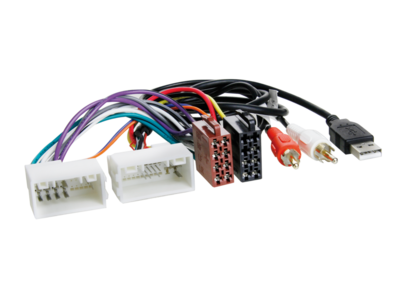 ISO Adapterkabel Hyundai/Kia 24Pin/18Pin USB/AUX 