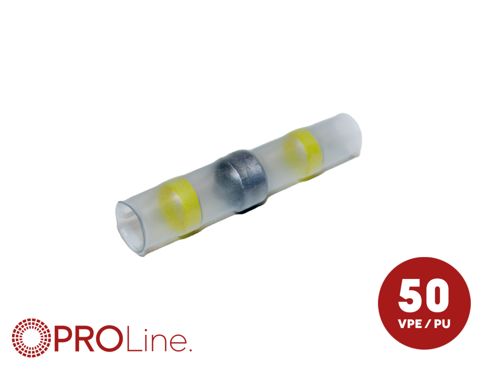 Lötverbinder 4,0mm²-6,0mm²/42mm gelb 50 Stück