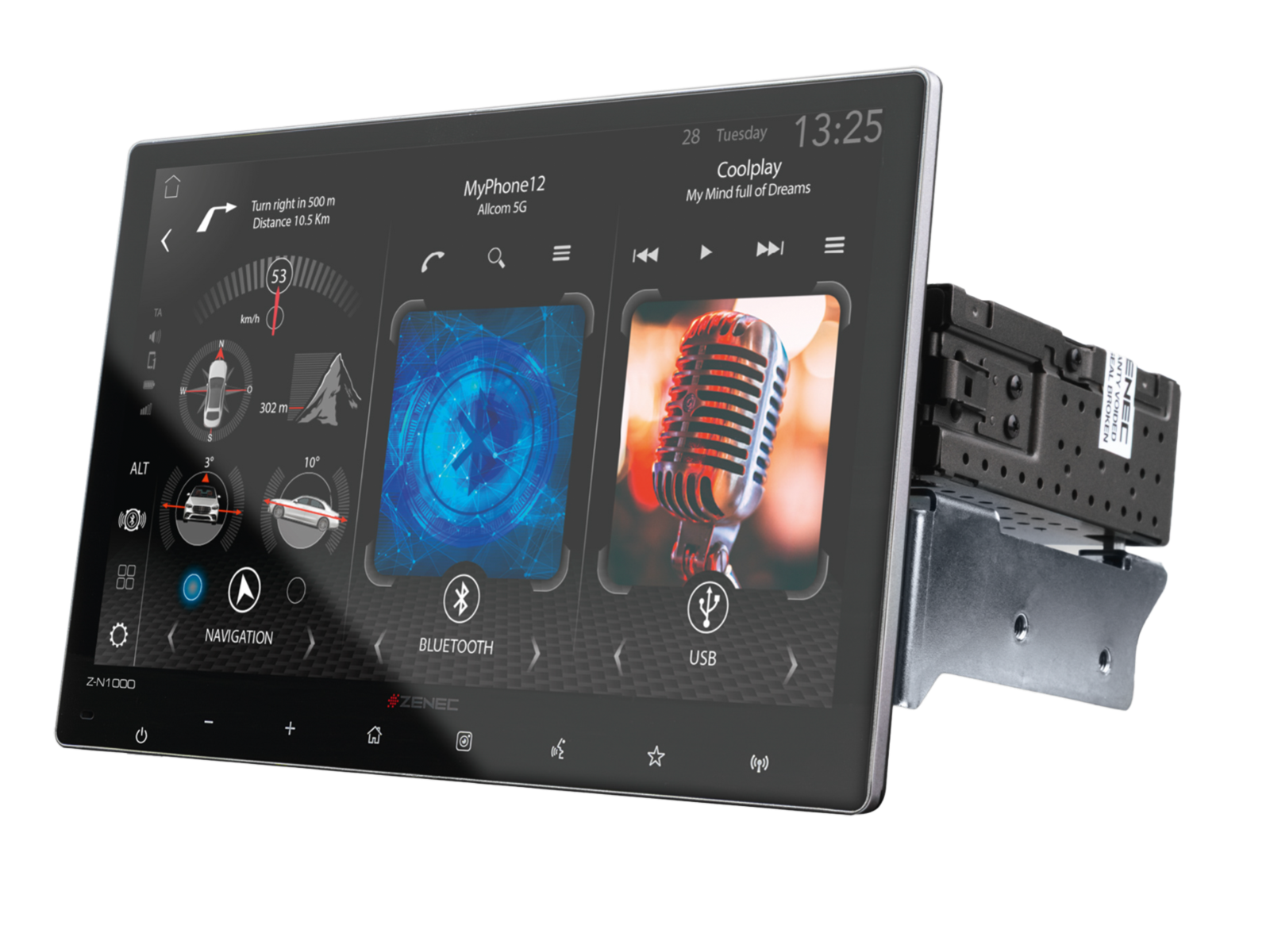 2-DIN Radioblenden Adapterkit ZENEC Z-N1000 auf acv Premium