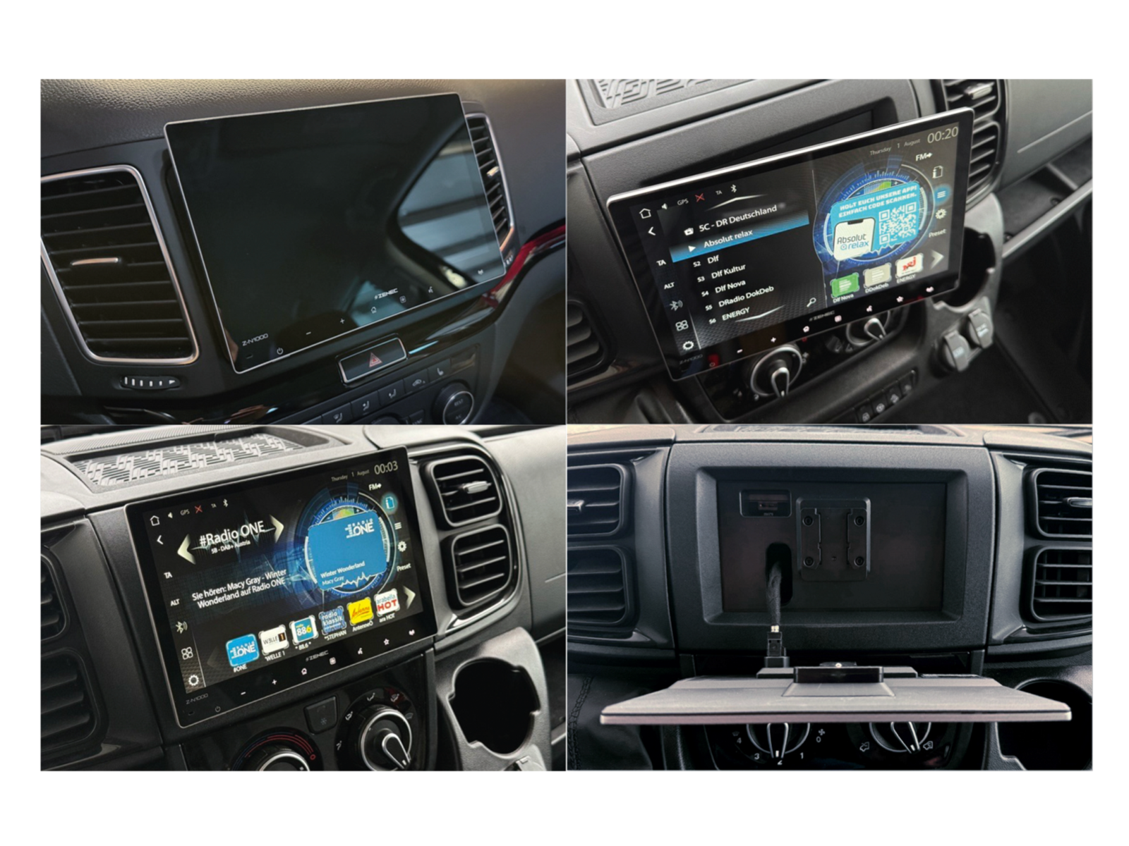 2-DIN Radioblenden Adapterkit ZENEC Z-N1000 auf acv Premium