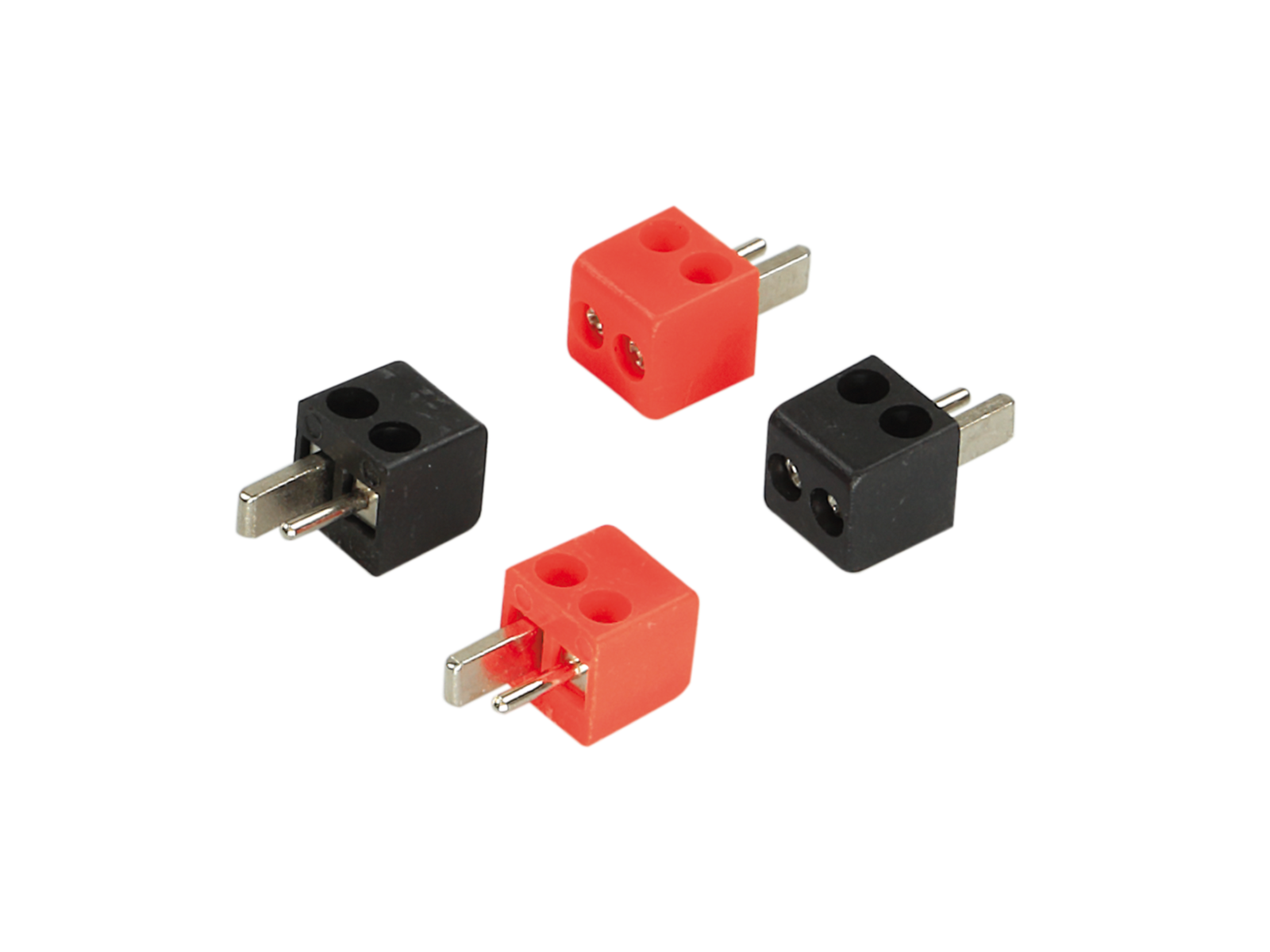 Lautsprecher Stecker DIN(m) 2 x rot/2 x schwarz 2,5 mm²