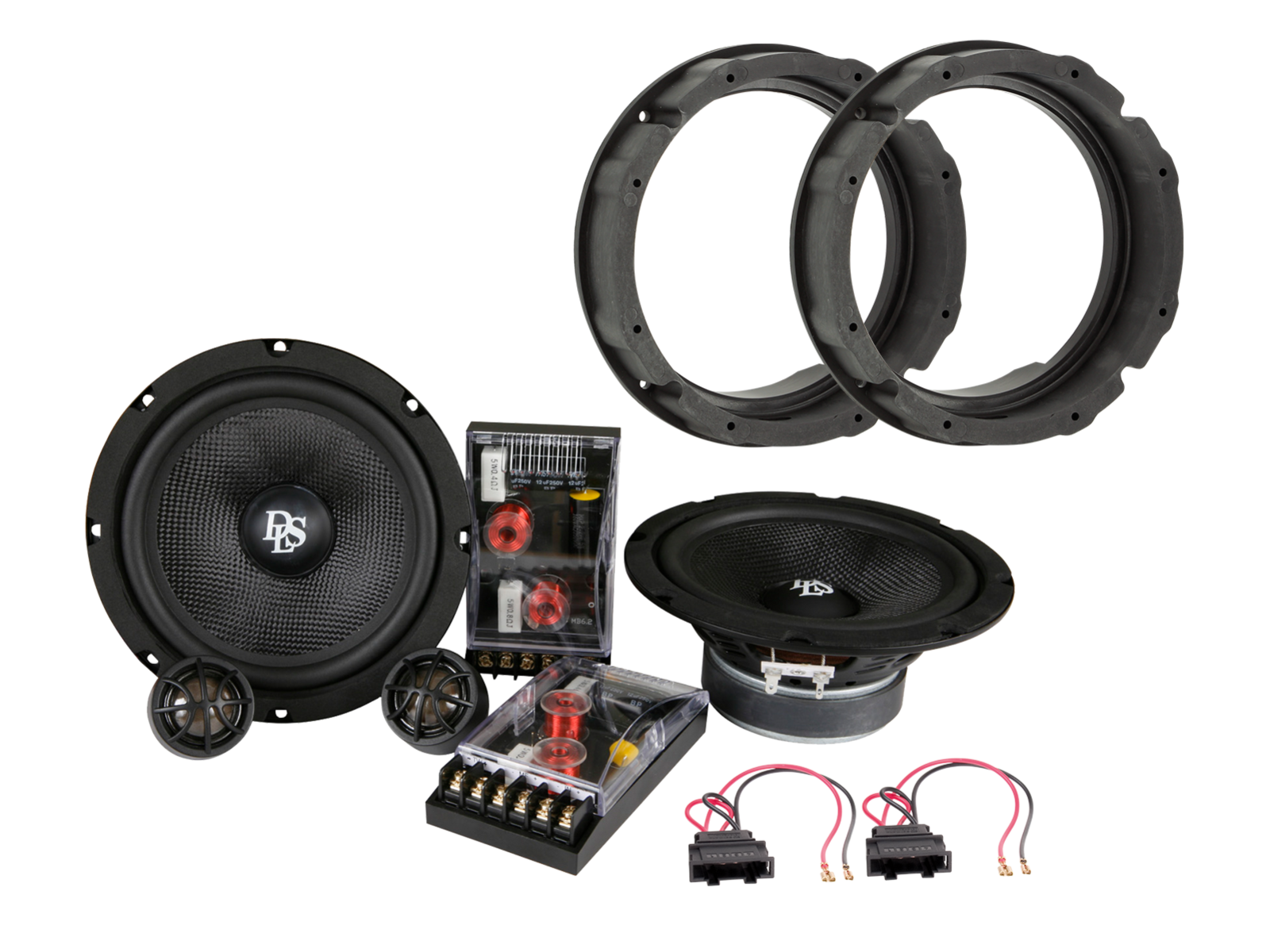 Lautsprecher System Kit DLS Bugatti/Seat/Skoda/VW 2-Wege
