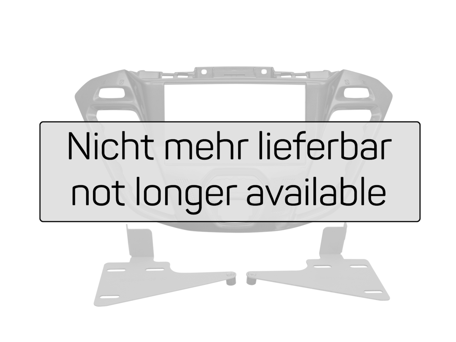 2-DIN Radioblende Ford Custom nicht mehr lieferbar