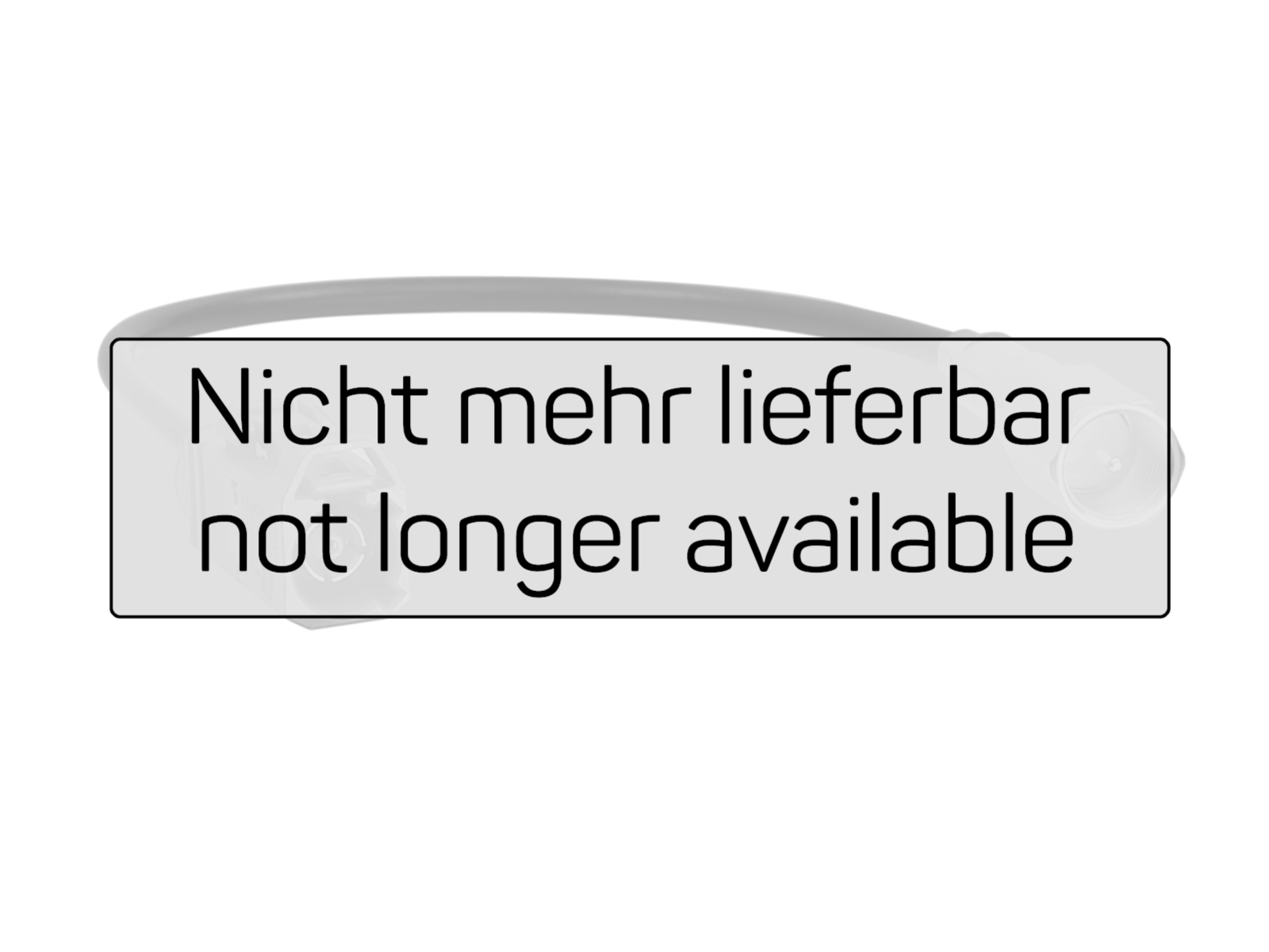 Antennenadapter nicht mehr lieferbar