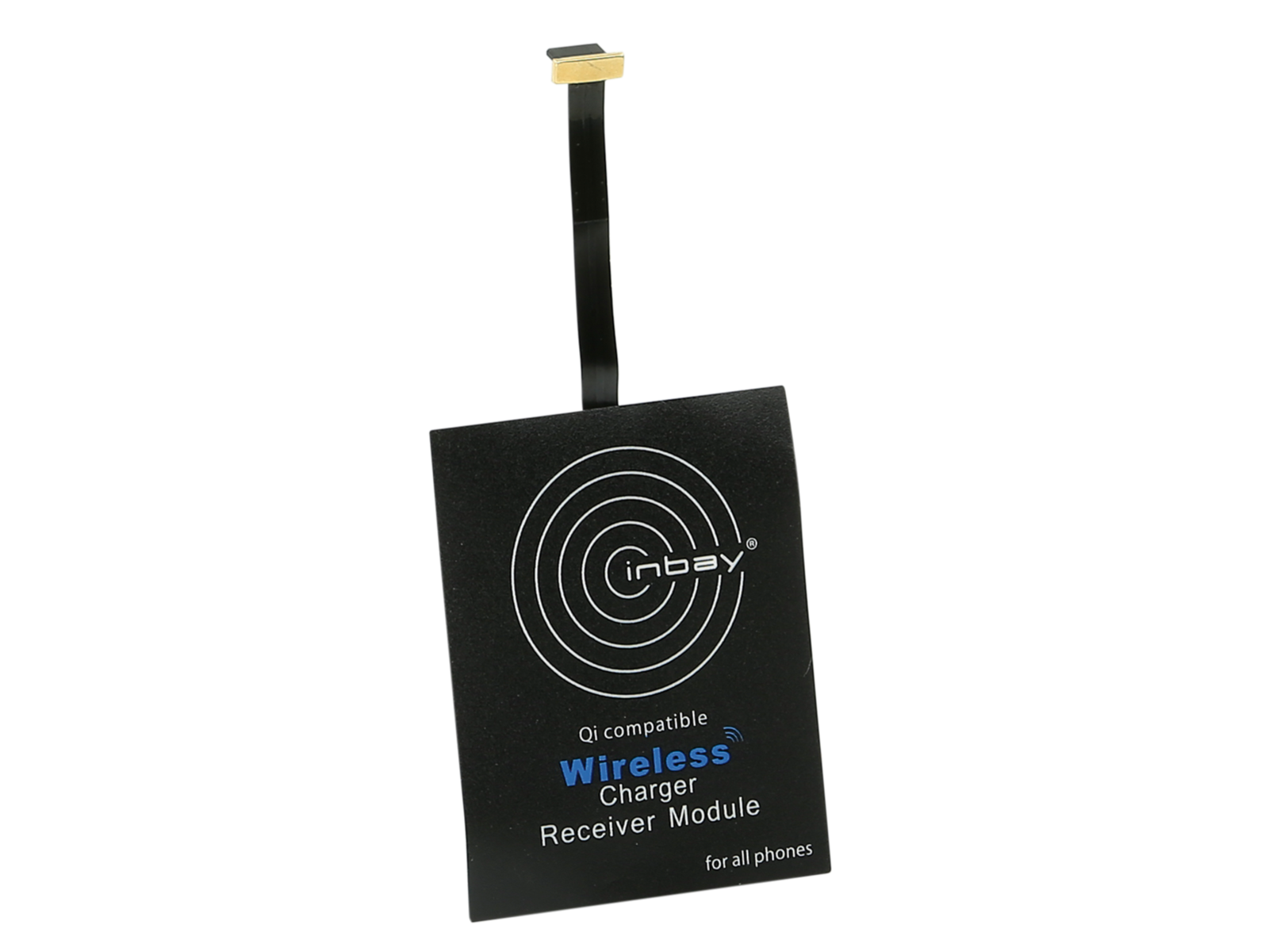 INBAY® universal induktiver Qi-Ladeempfänger USB oben