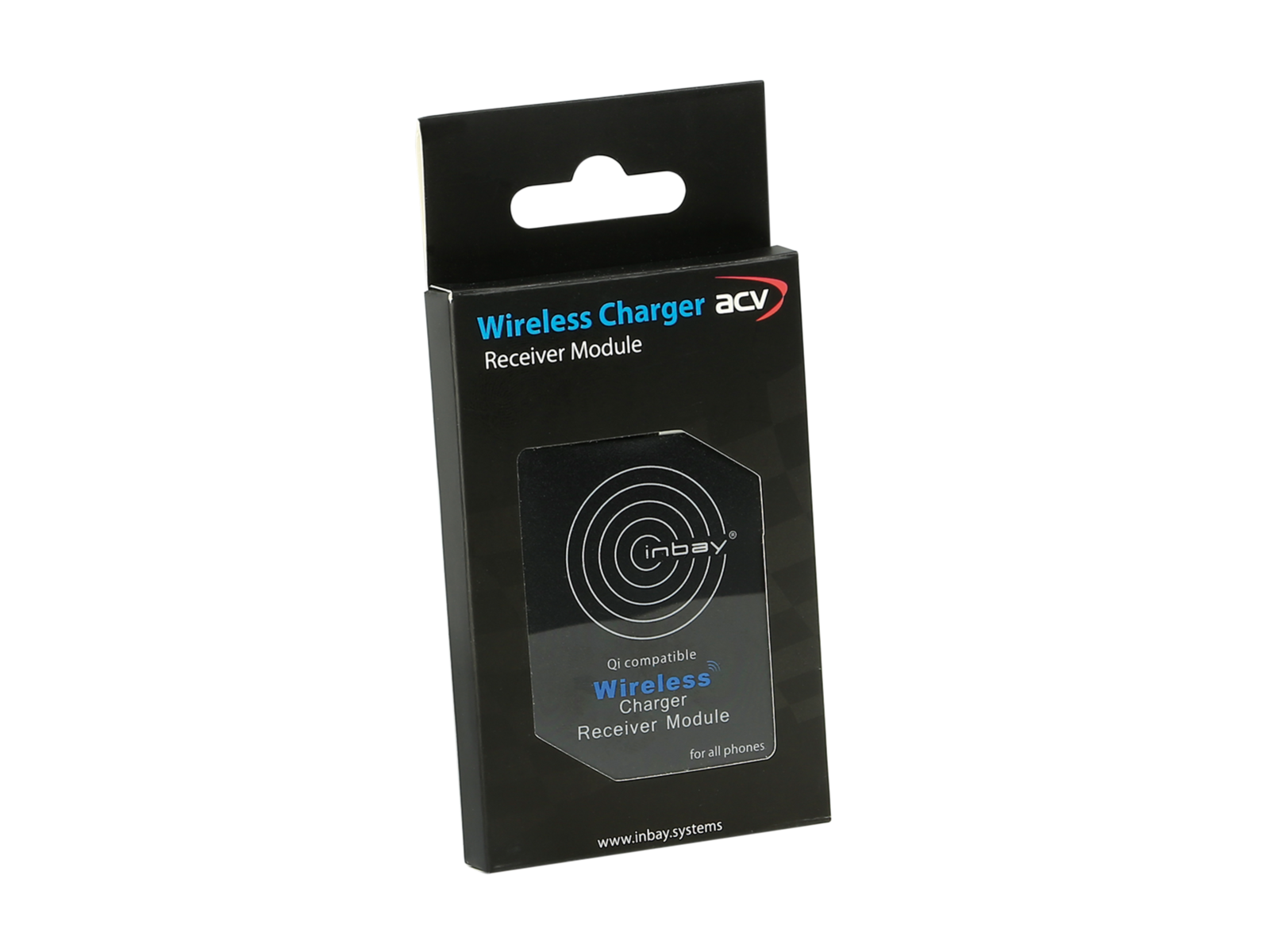INBAY® universal induktiver Qi-Ladeempfänger USB oben