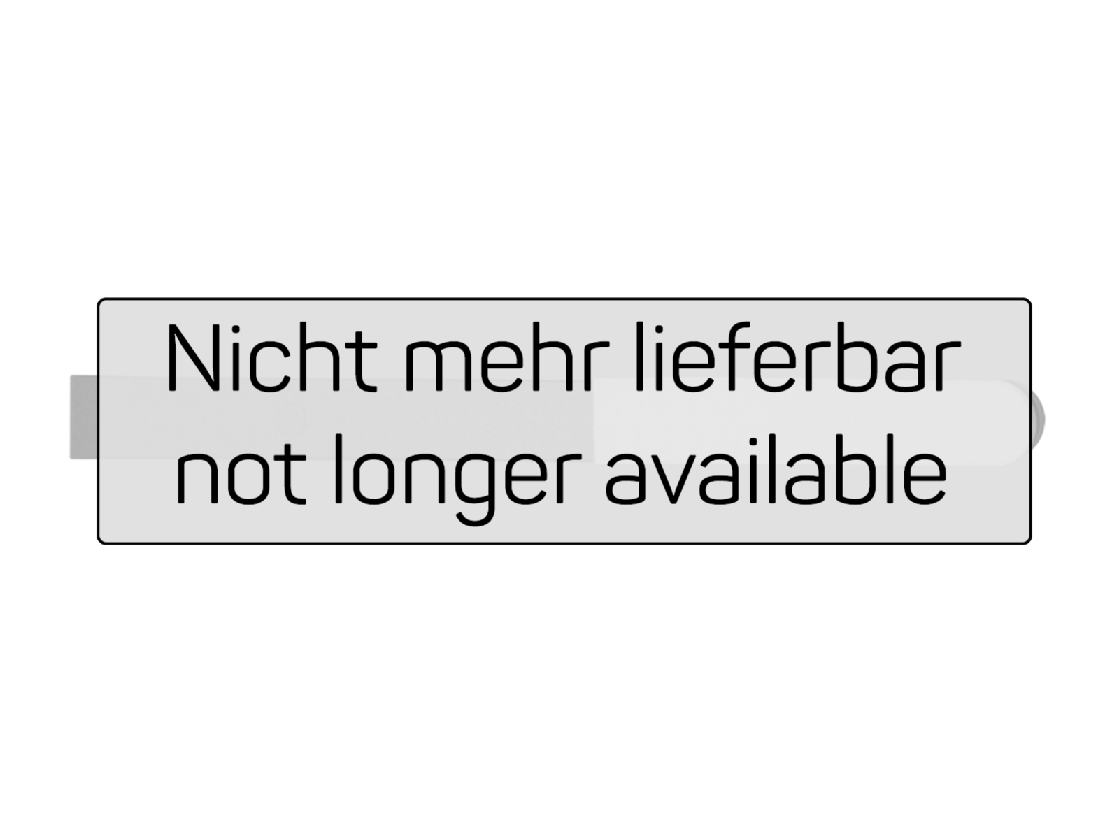 Montagekeil nicht mehr lieferbar