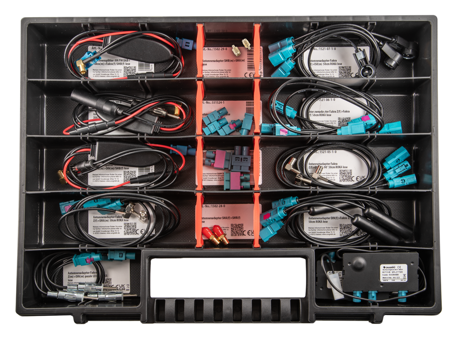 Werkstattsortiment Antennensplitter/Antennenadapter/Zubehör