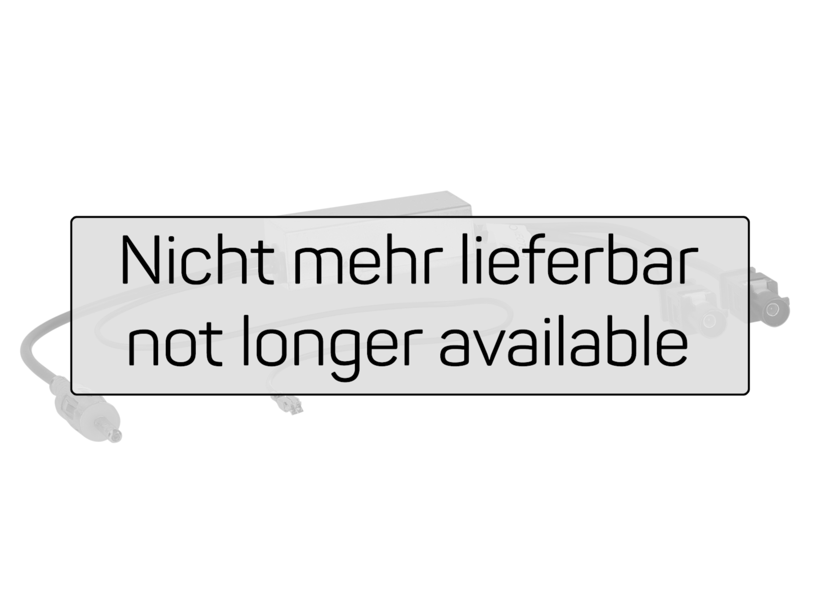Antennenadapter Fakra(m)(x2)>DIN(m) nicht mehr lieferbar