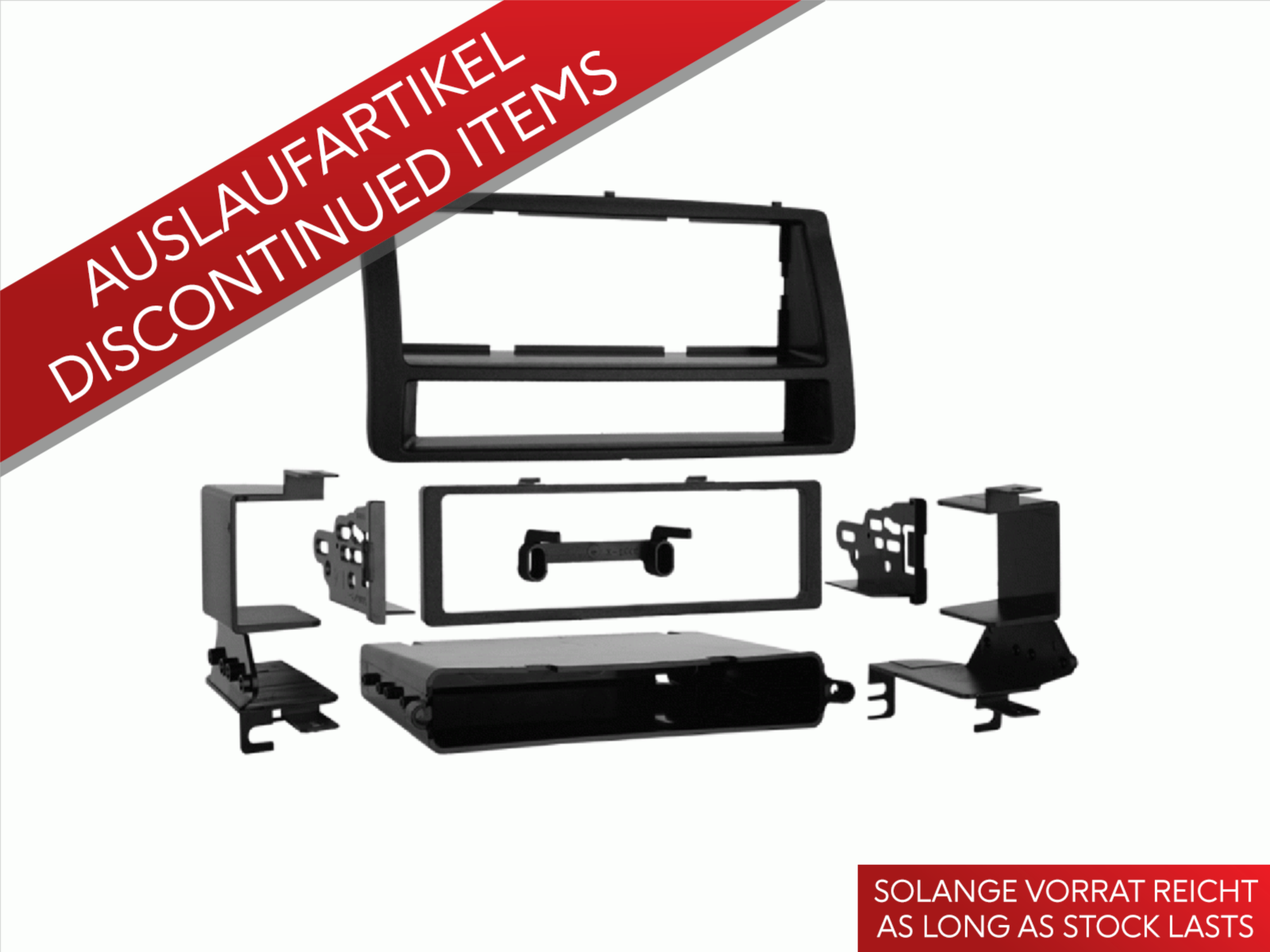 1-DIN Radioblende mit Fach Toyota Corolla 2002-2007 schwarz