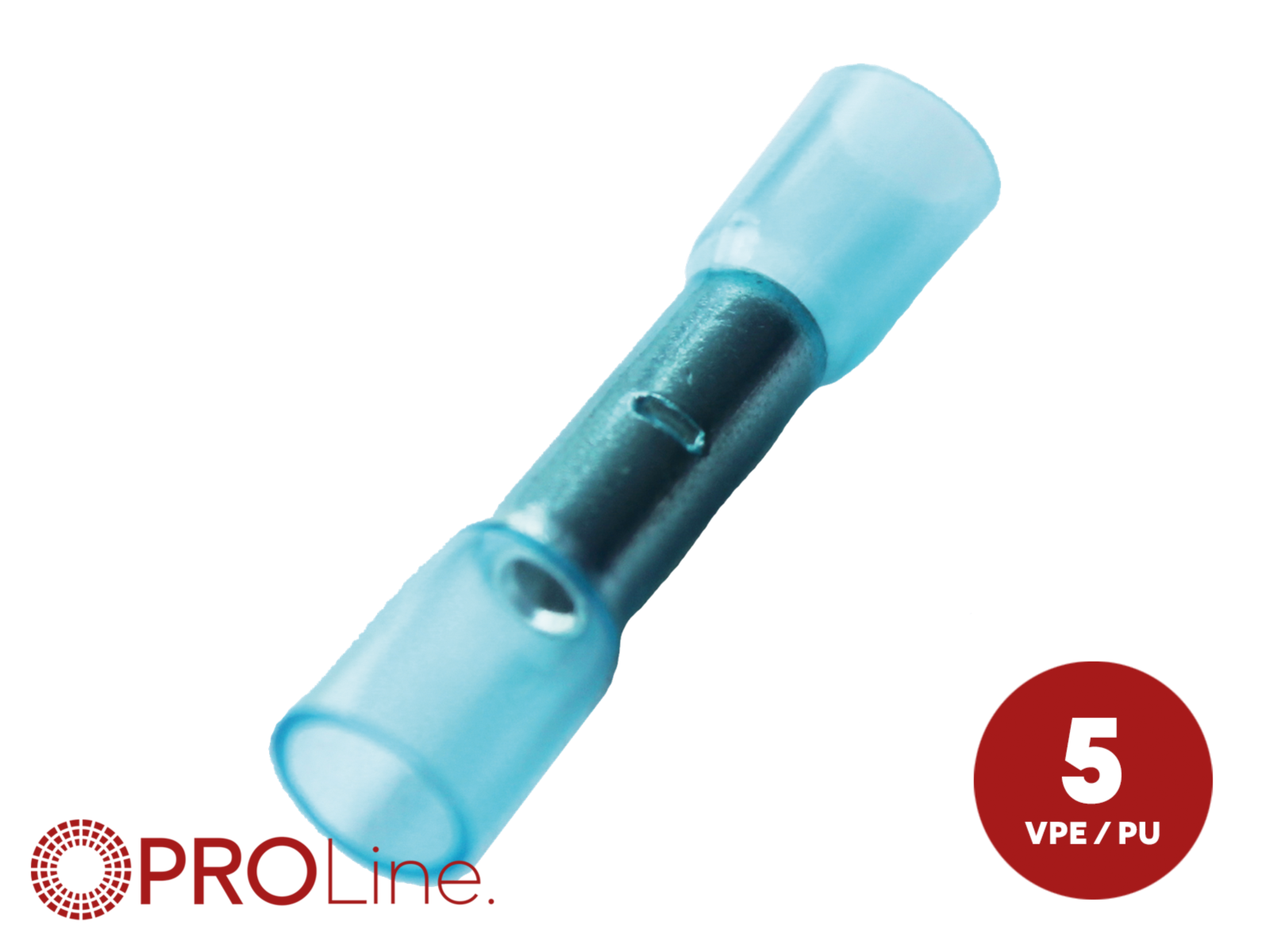 Stoßverbinder1,5mm²-2,5mm² blau NYPA 5 Stück